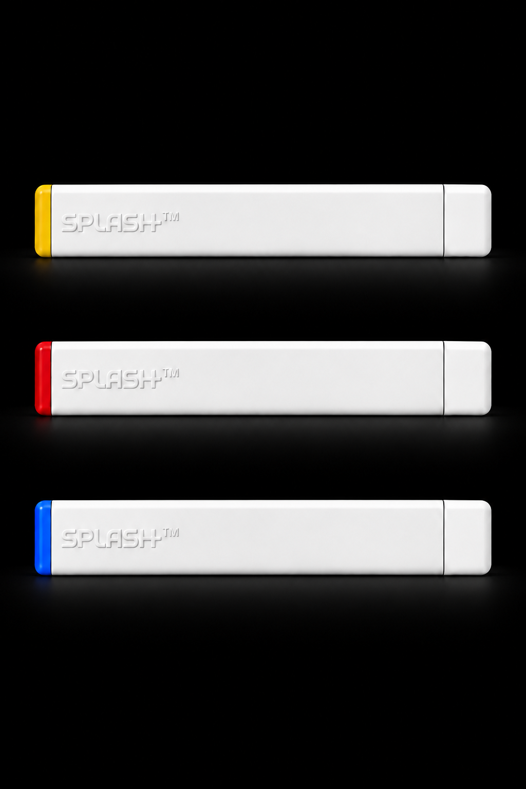 SPLASH Air device range on a black background